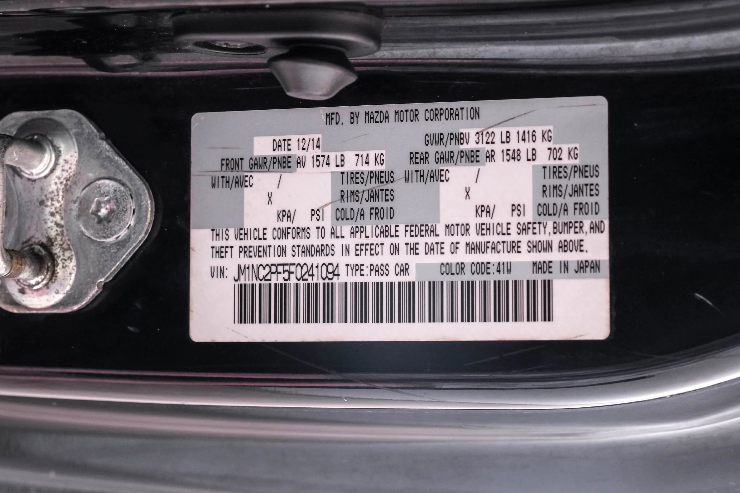 Used 2015 MAZDA MX-5 Miata Grand Touring image 44