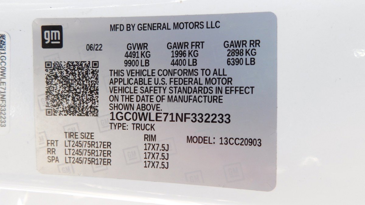 Used 2022 Chevrolet Silverado 2500 W/T w/ WT Fleet Convenience Package image 12