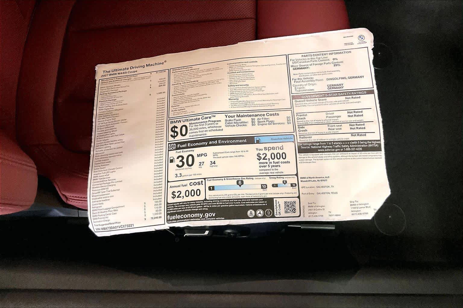 New 2027 BMW M440i Coupe RWD image 19