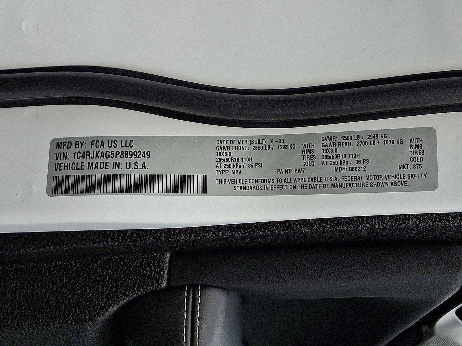 Certified 2023 Jeep Grand Cherokee L Laredo AWD/4WD image 26