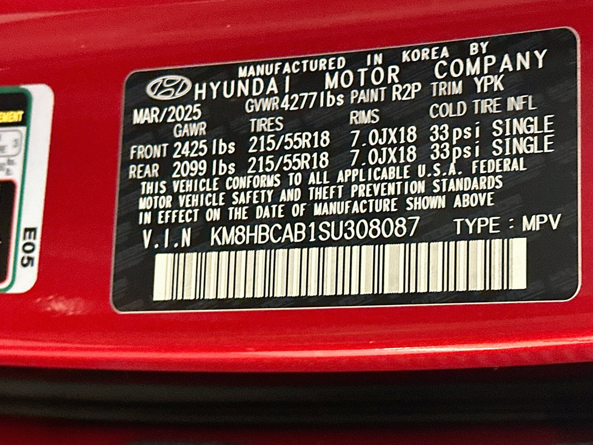 Used 2025 Hyundai Kona SEL AWD/4WD image 12