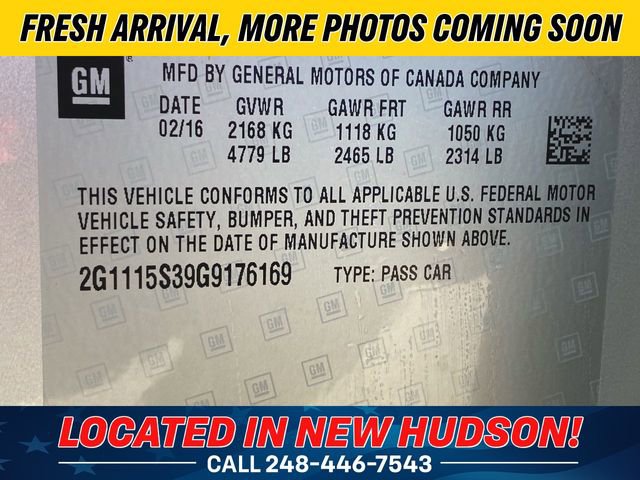 Used 2016 Chevrolet Impala LT w/ Convenience Package FWD image 14