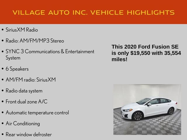 Used 2020 Ford Fusion SE image 14