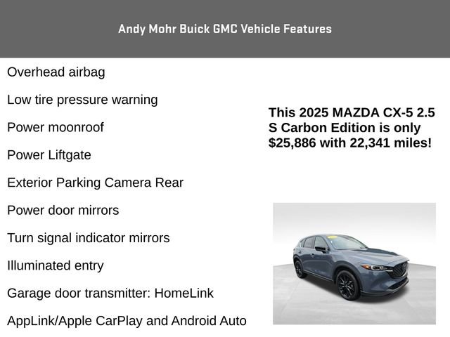 Used 2025 MAZDA CX-5 Carbon Edition image 12