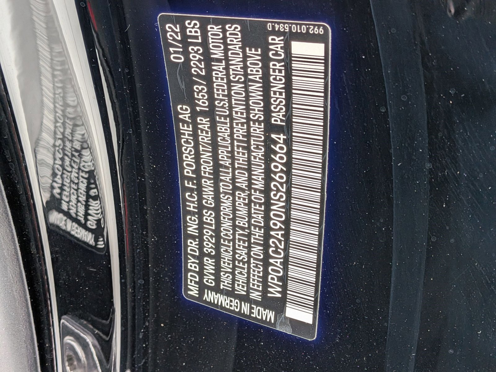 Certified 2022 Porsche 911 GT3 image 29