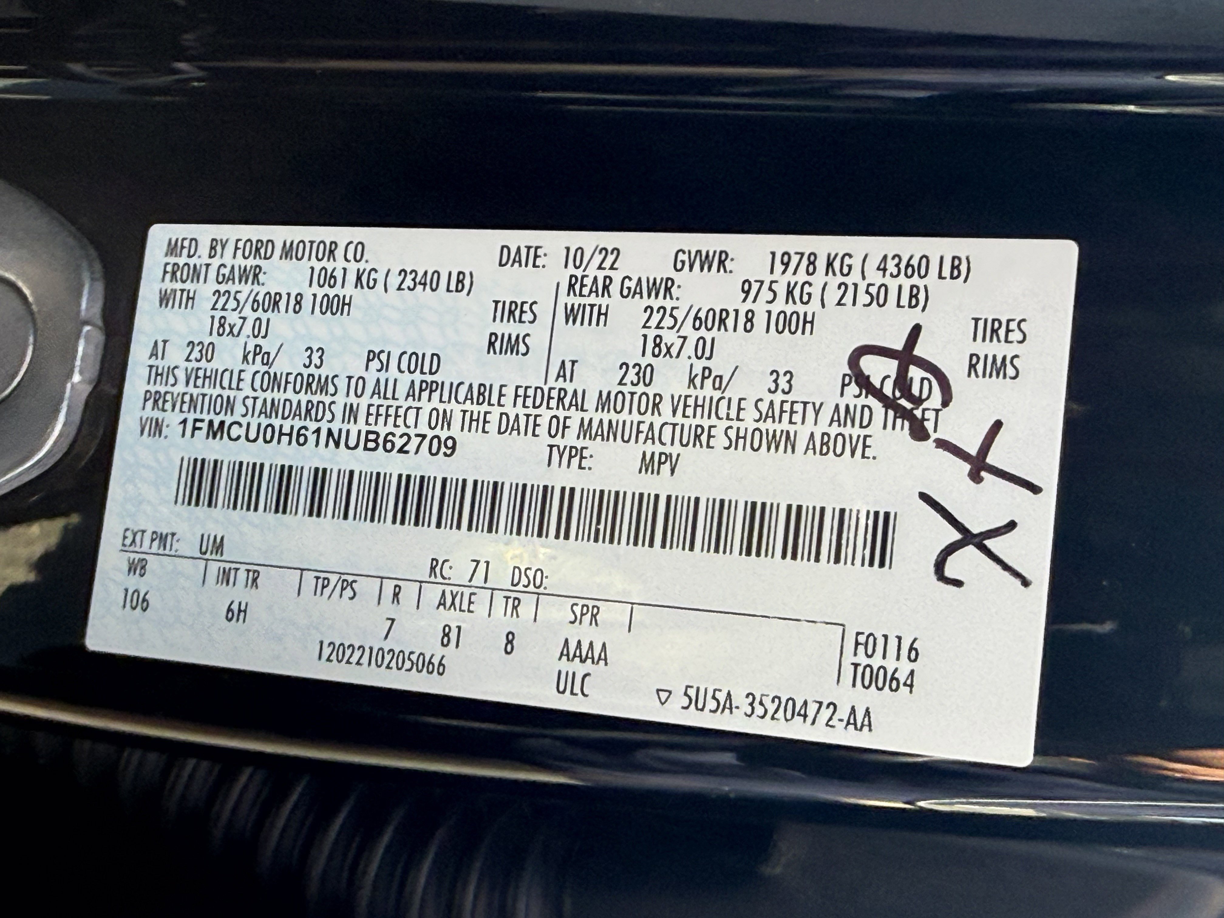 Used 2022 Ford Escape SEL w/ Technology Package image 31