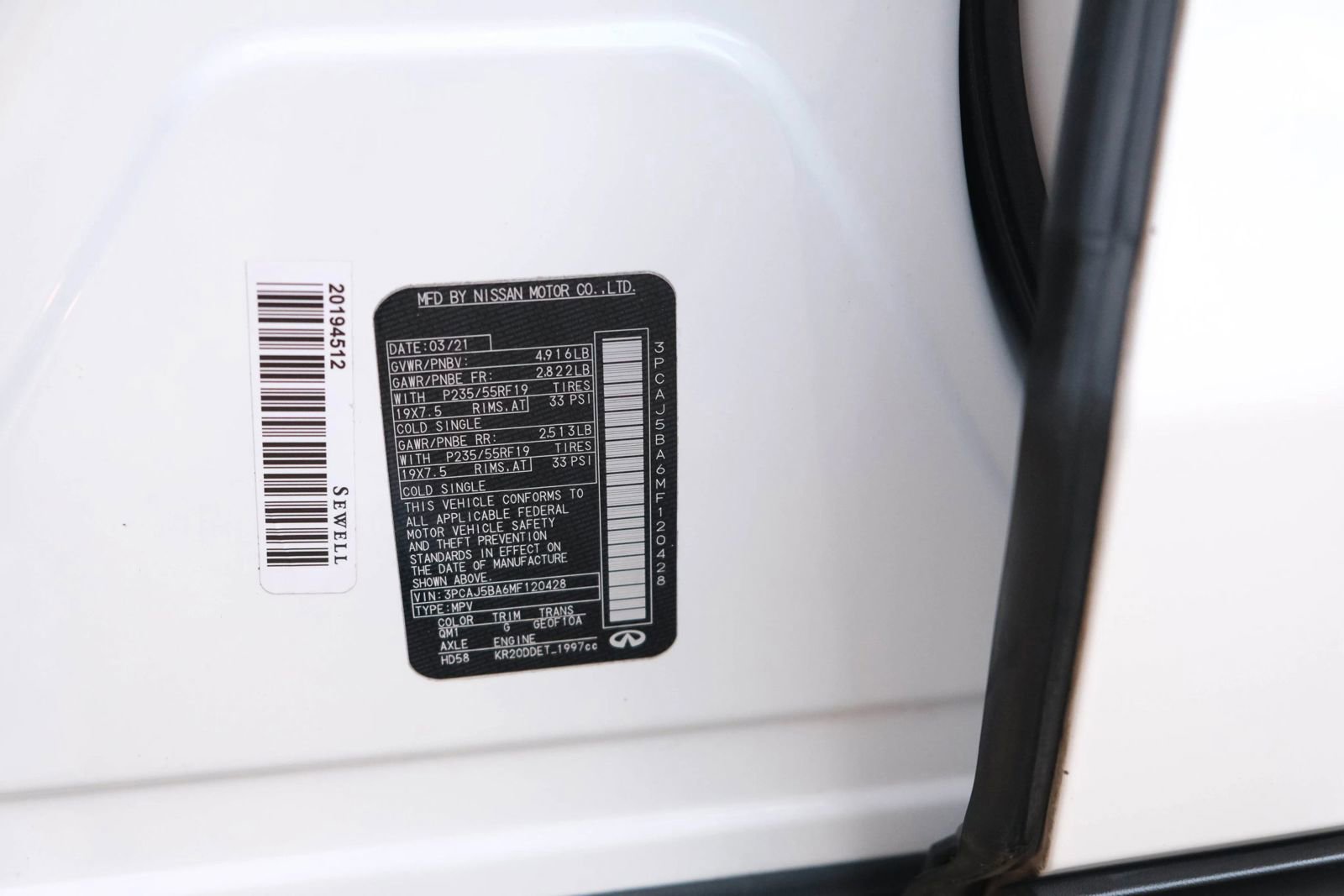 Used 2021 INFINITI QX50 Luxe image 46