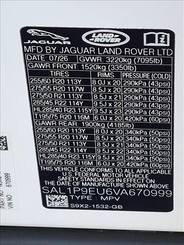 New 2027 Land Rover Range Rover Sport SE AWD/4WD image 17