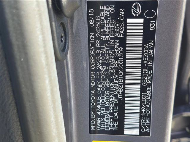Used 2019 Lexus ES 350 F Sport w/ Premium Package FWD image 23
