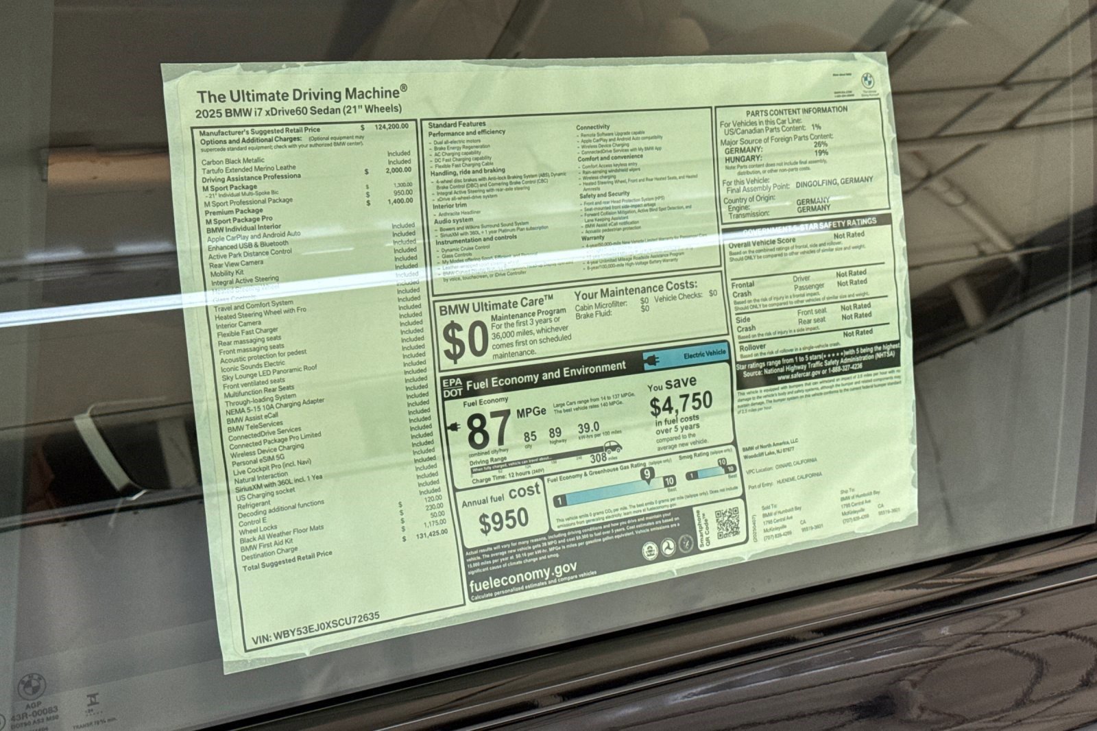 New 2025 BMW i7 xDrive60 image 29