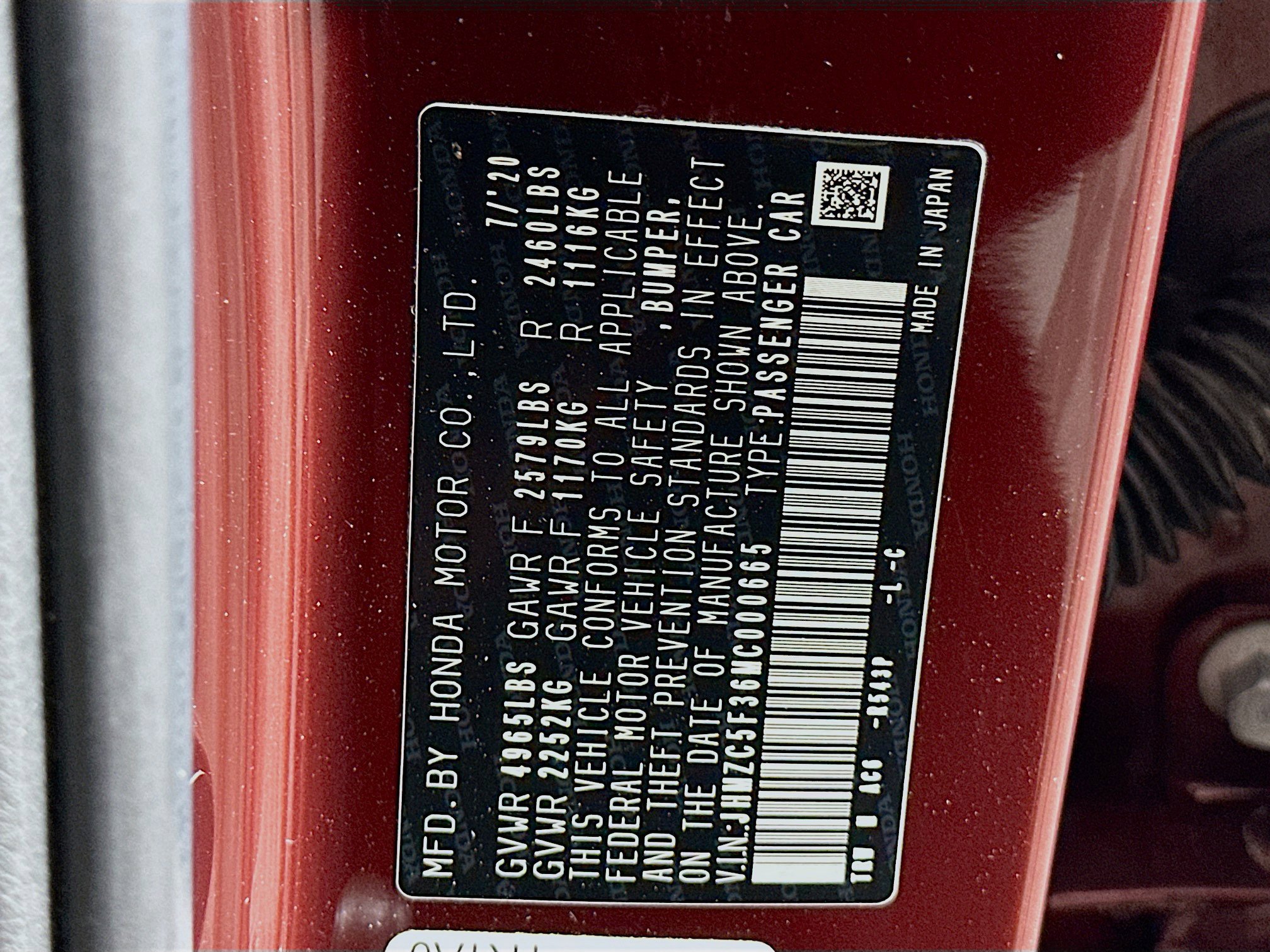 Used 2021 Honda Clarity Touring image 12