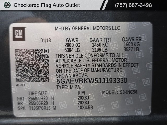 Used 2018 Buick Enclave Premium w/ LPO, Hit The Road Package image 51