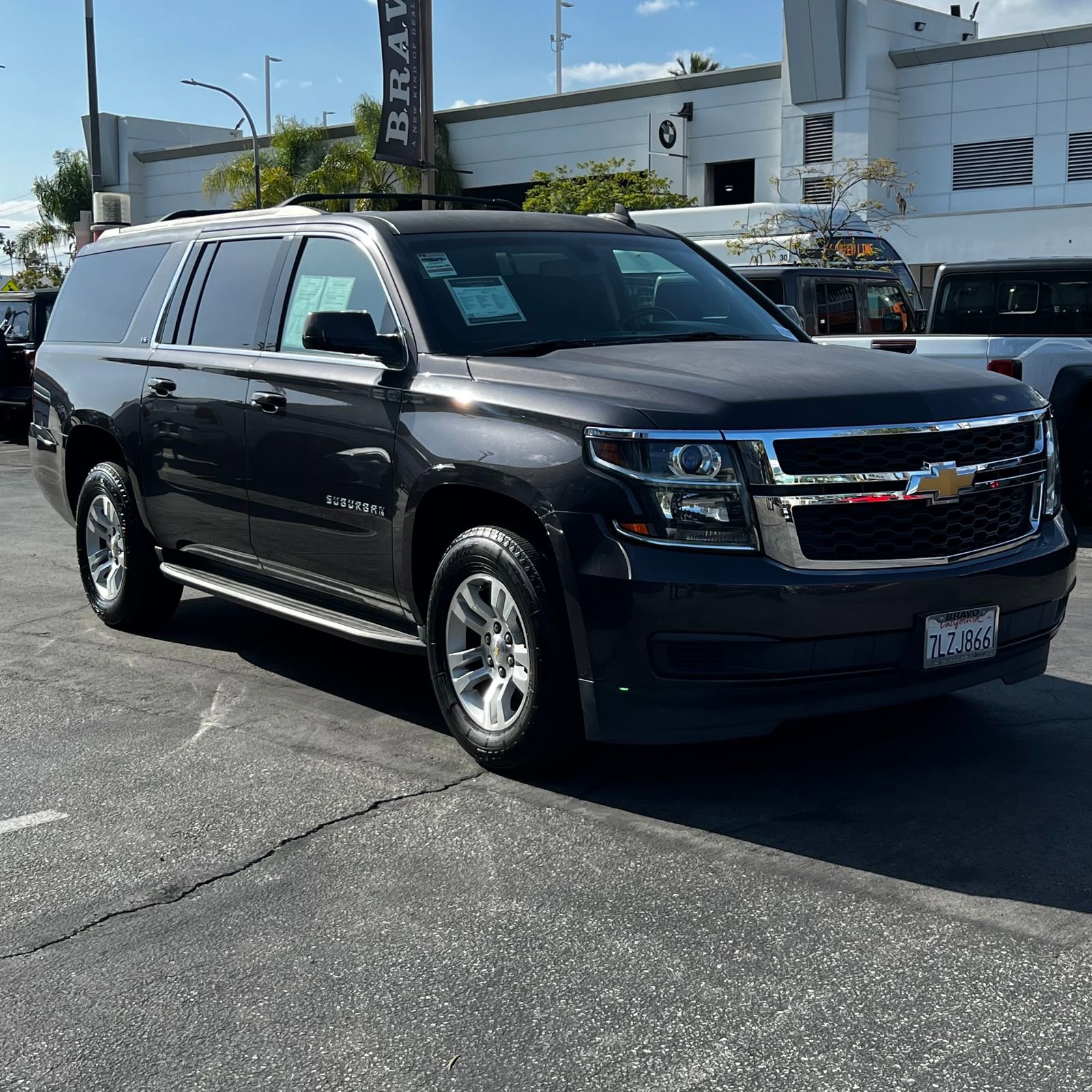 Used 2015 Chevrolet Suburban LS w/ Max Trailering Package RWD image 2
