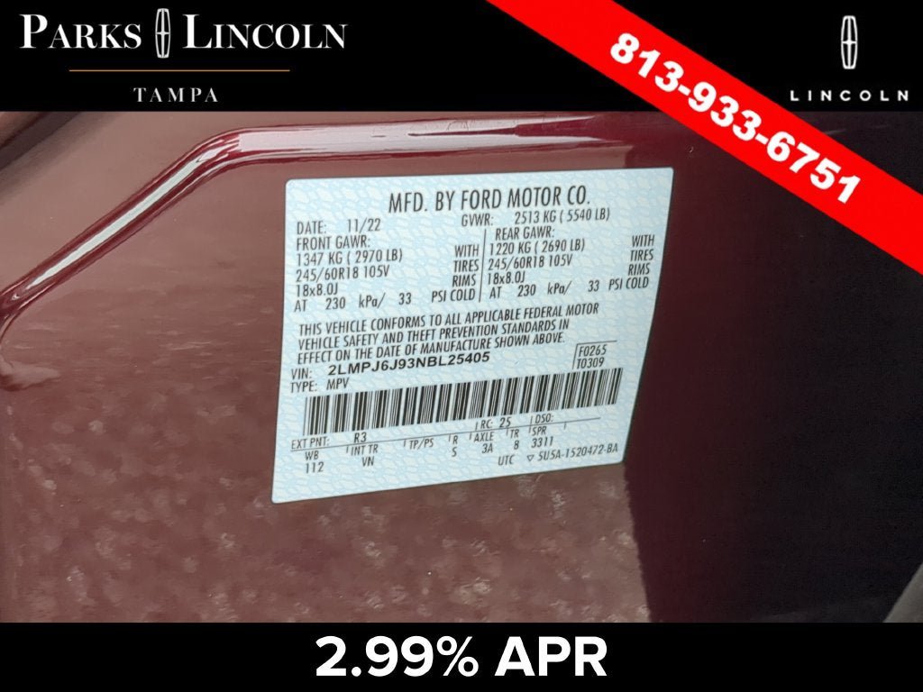 Certified 2022 Lincoln Nautilus FWD w/ Premium Package image 34