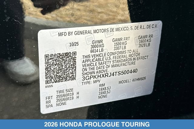New 2026 Honda Prologue Touring image 35