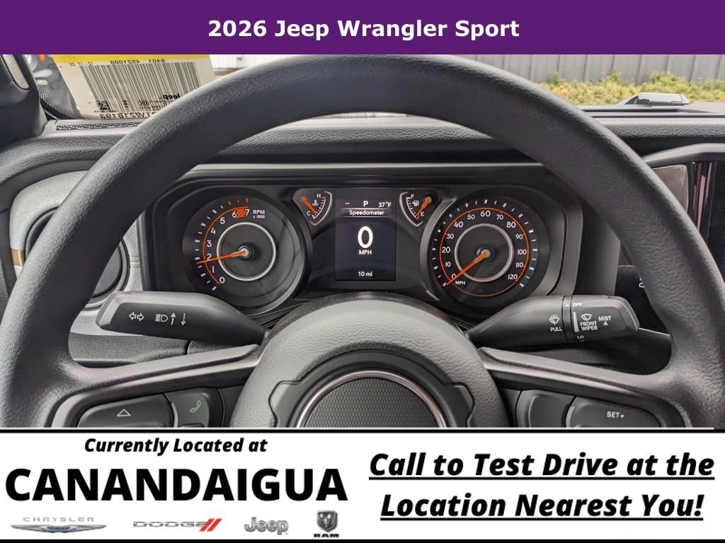 New 2026 Jeep Wrangler Unlimited Sport AWD/4WD image 19