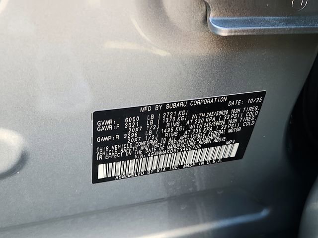 New 2026 Subaru Ascent Touring image 18