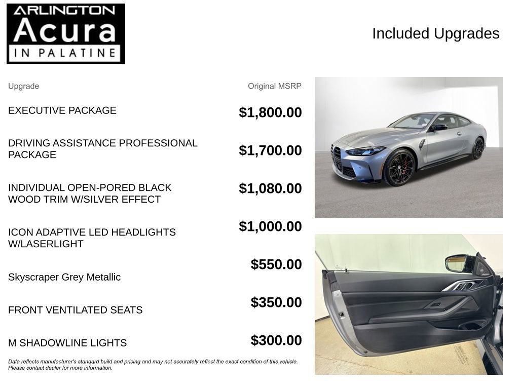 Used 2022 BMW M4 xDrive Competition w/ Executive Package image 4