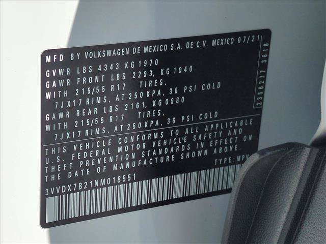 Used 2022 Volkswagen Taos S w/ IQ Drive S Package FWD image 23