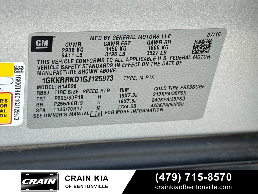 Used 2016 GMC Acadia SLT image 37