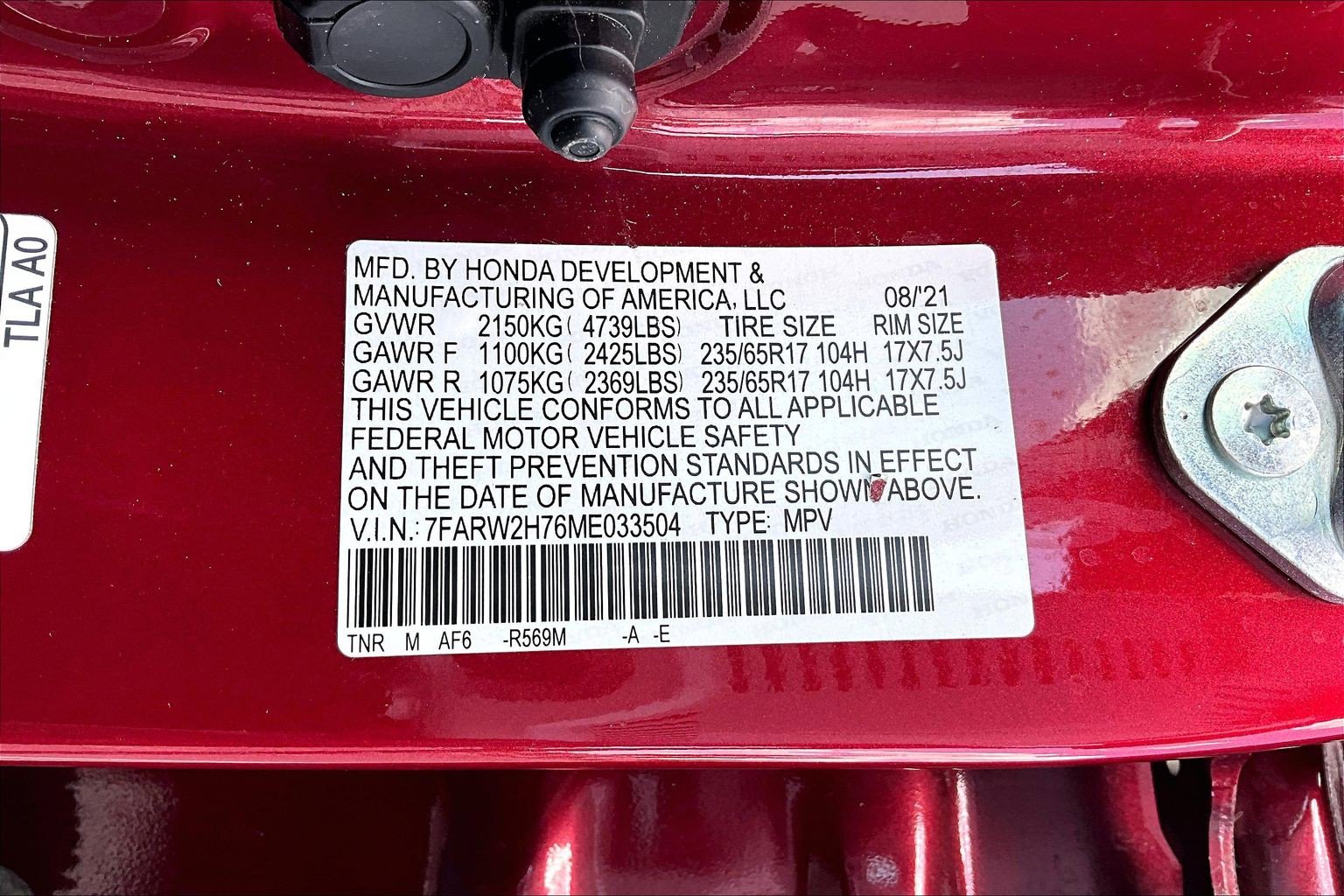 Used 2021 Honda CR-V Special Edition image 19