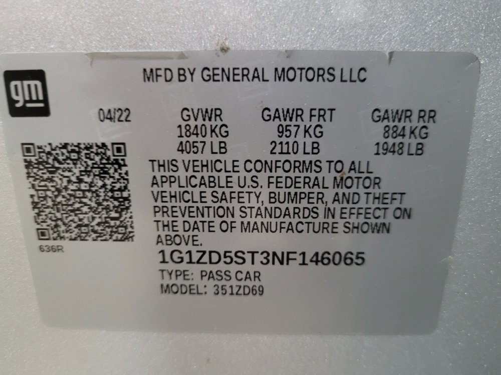 Used 2022 Chevrolet Malibu LT FWD image 33