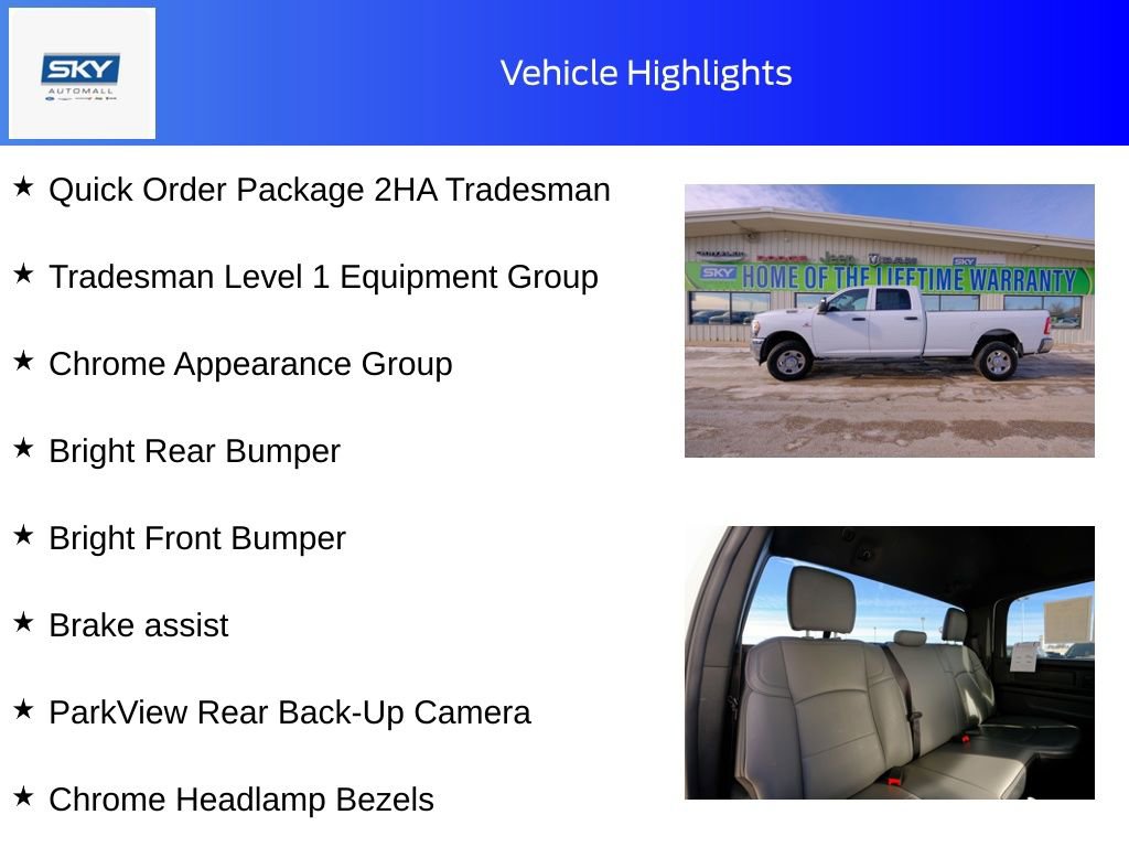 Used 2024 RAM 2500 Tradesman w/ Chrome Appearance Group image 10