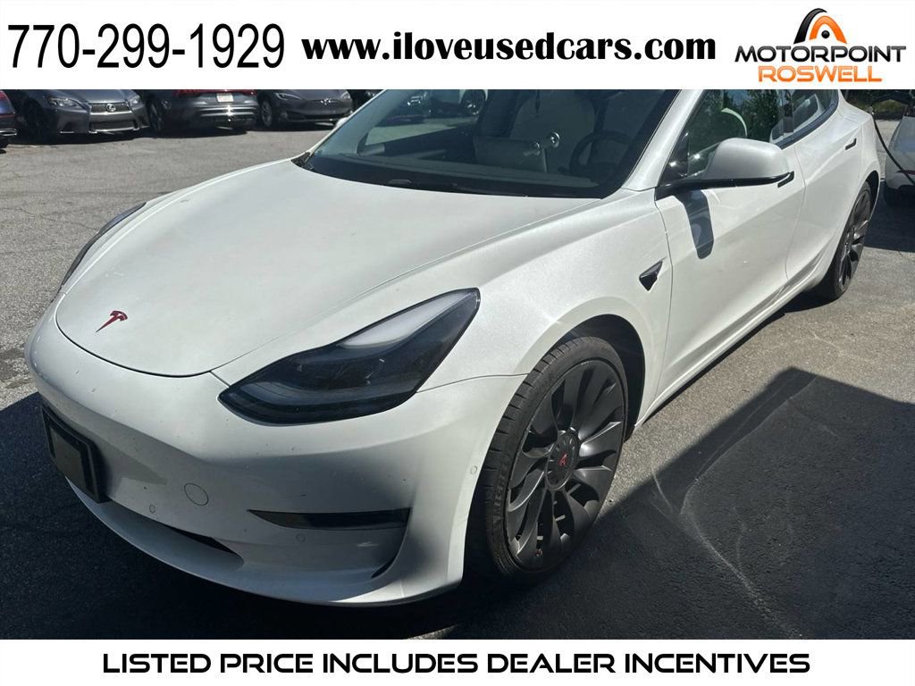 Used 2022 Tesla Model 3 Performance AWD/4WD image 1