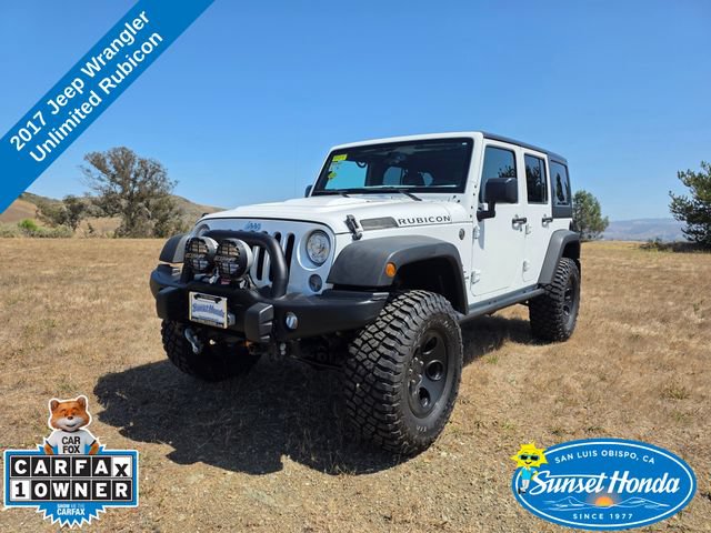 Used 2017 Jeep Wrangler Unlimited Rubicon w/ Connectivity Group AWD/4WD image 1