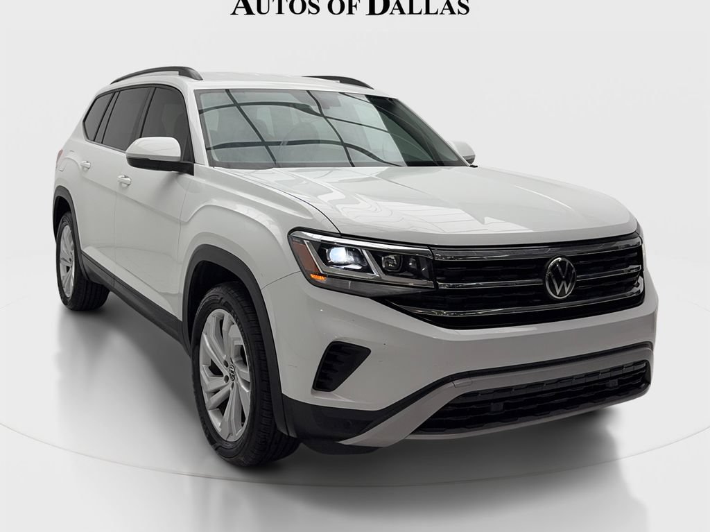 Used 2021 Volkswagen Atlas SE w/ Towing Package FWD image 3