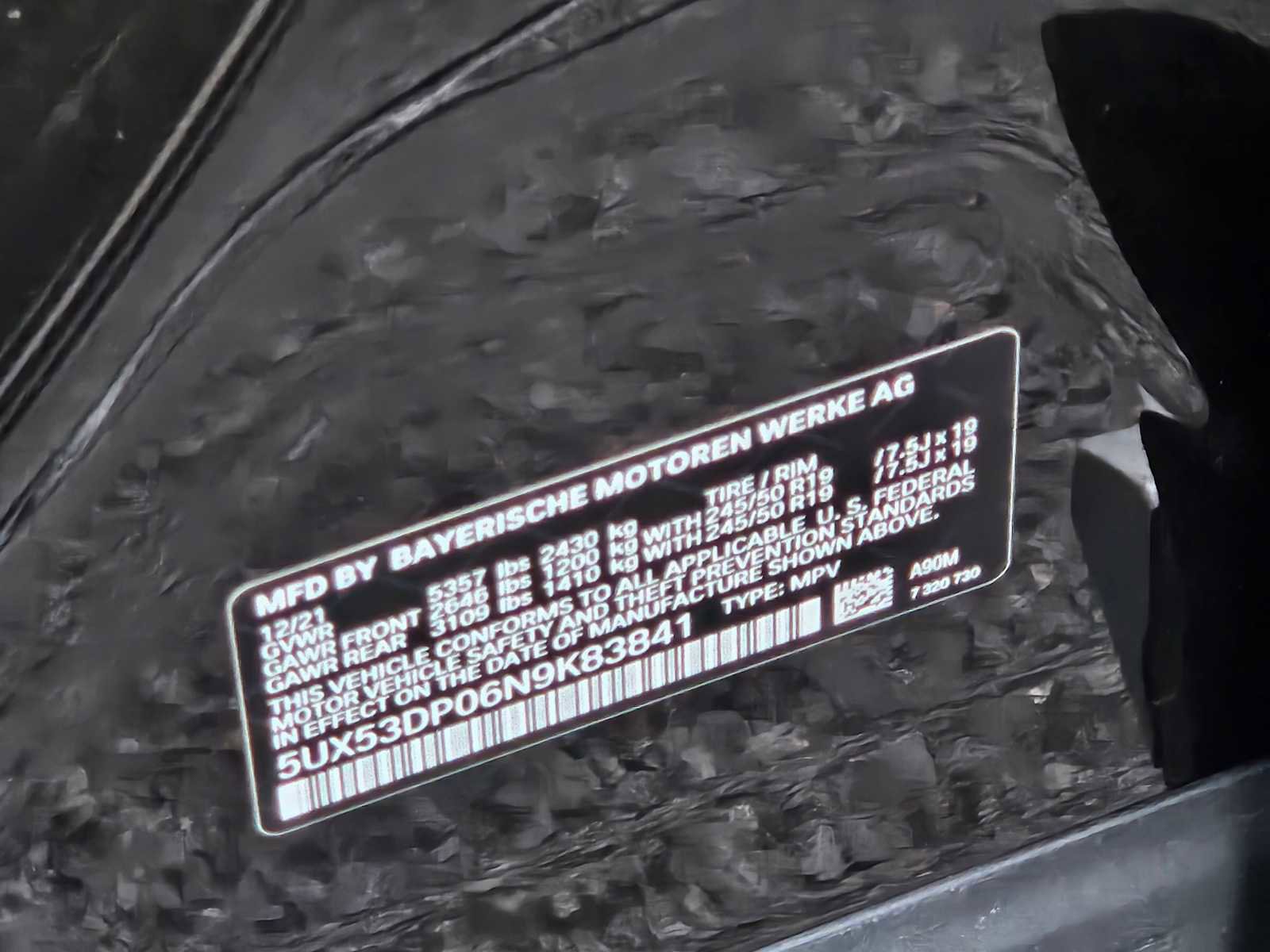 Used 2022 BMW X3 xDrive30i w/ Premium Package 2 image 26