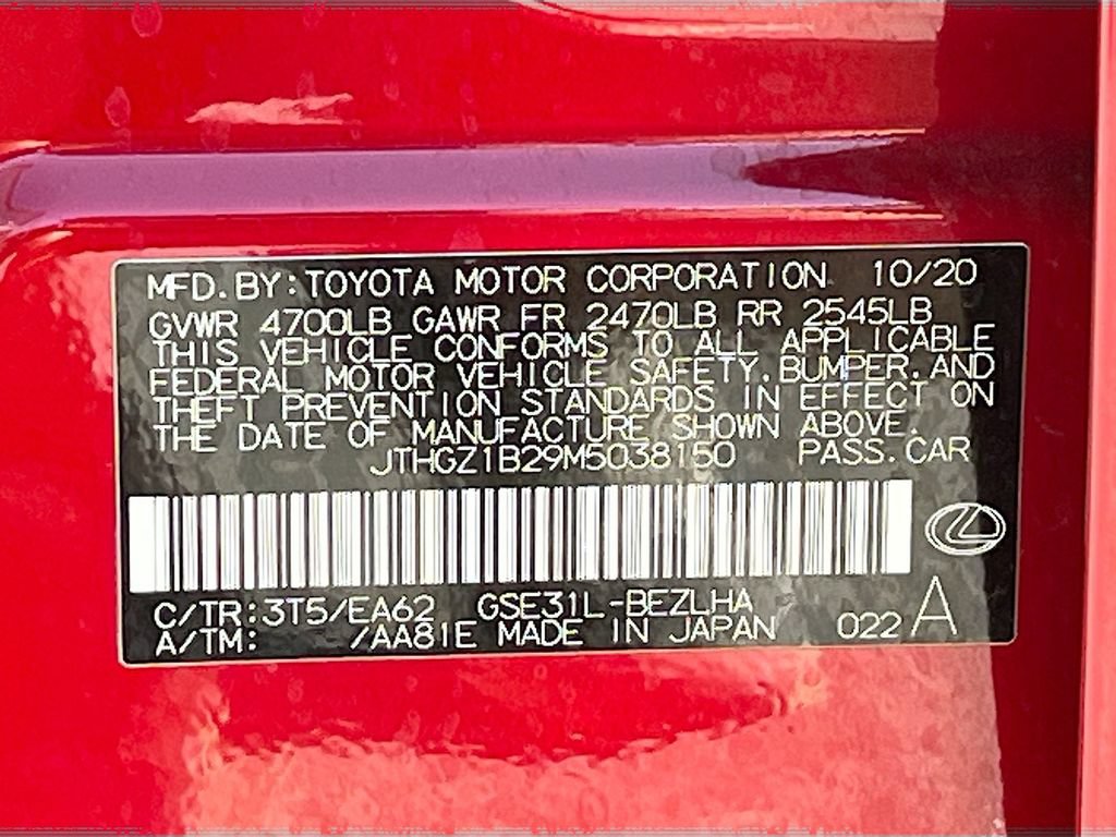 Used 2021 Lexus IS 350 F Sport w/ Navigation Package RWD image 33