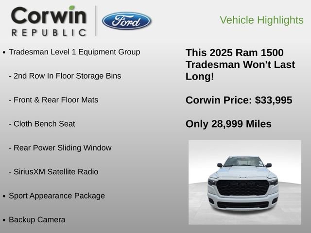 Used 2025 RAM 1500 Tradesman AWD/4WD image 6