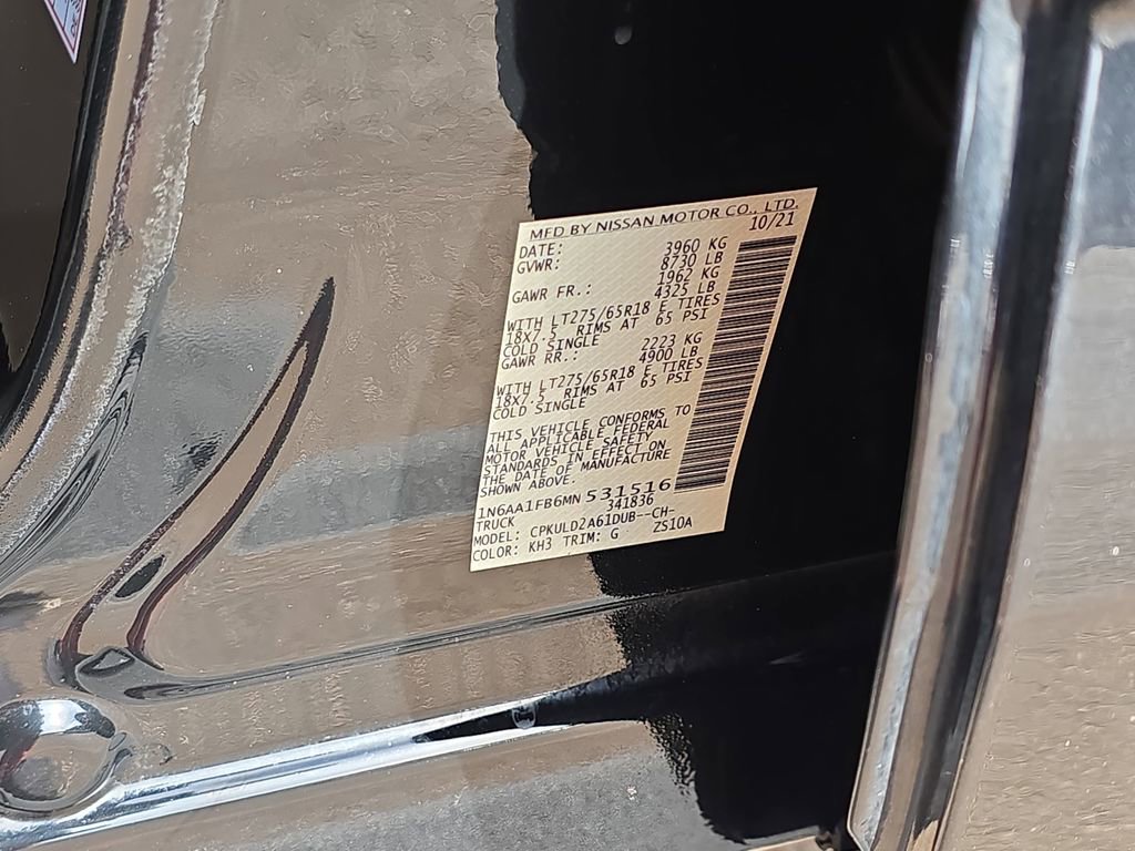 Used 2021 Nissan Titan PRO-4X w/ Pro-4x Convenience Package image 40