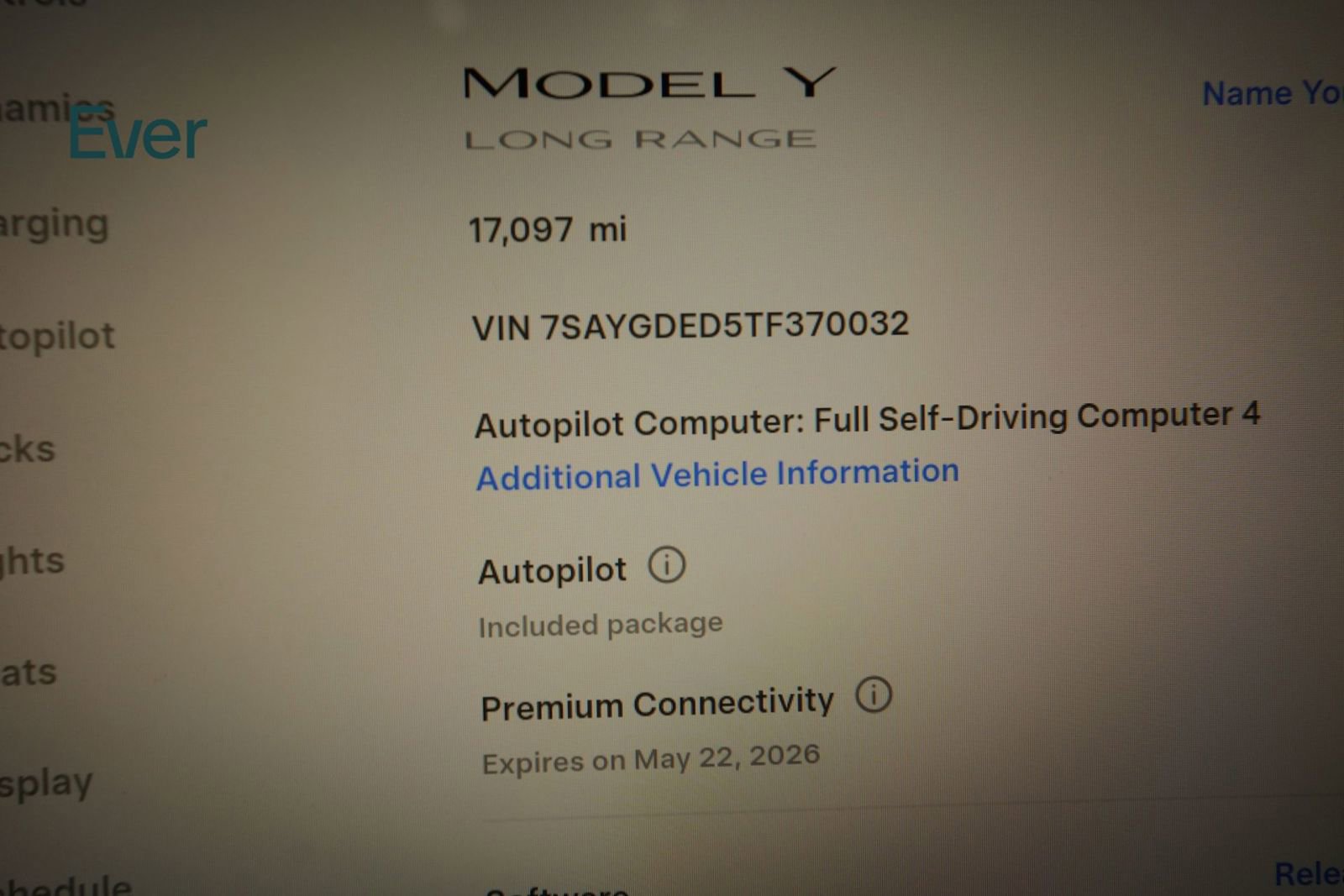 Used 2026 Tesla Model Y Long Range RWD image 7