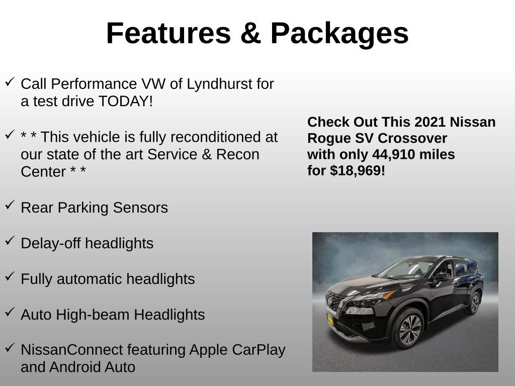 Used 2021 Nissan Rogue SV AWD/4WD image 4