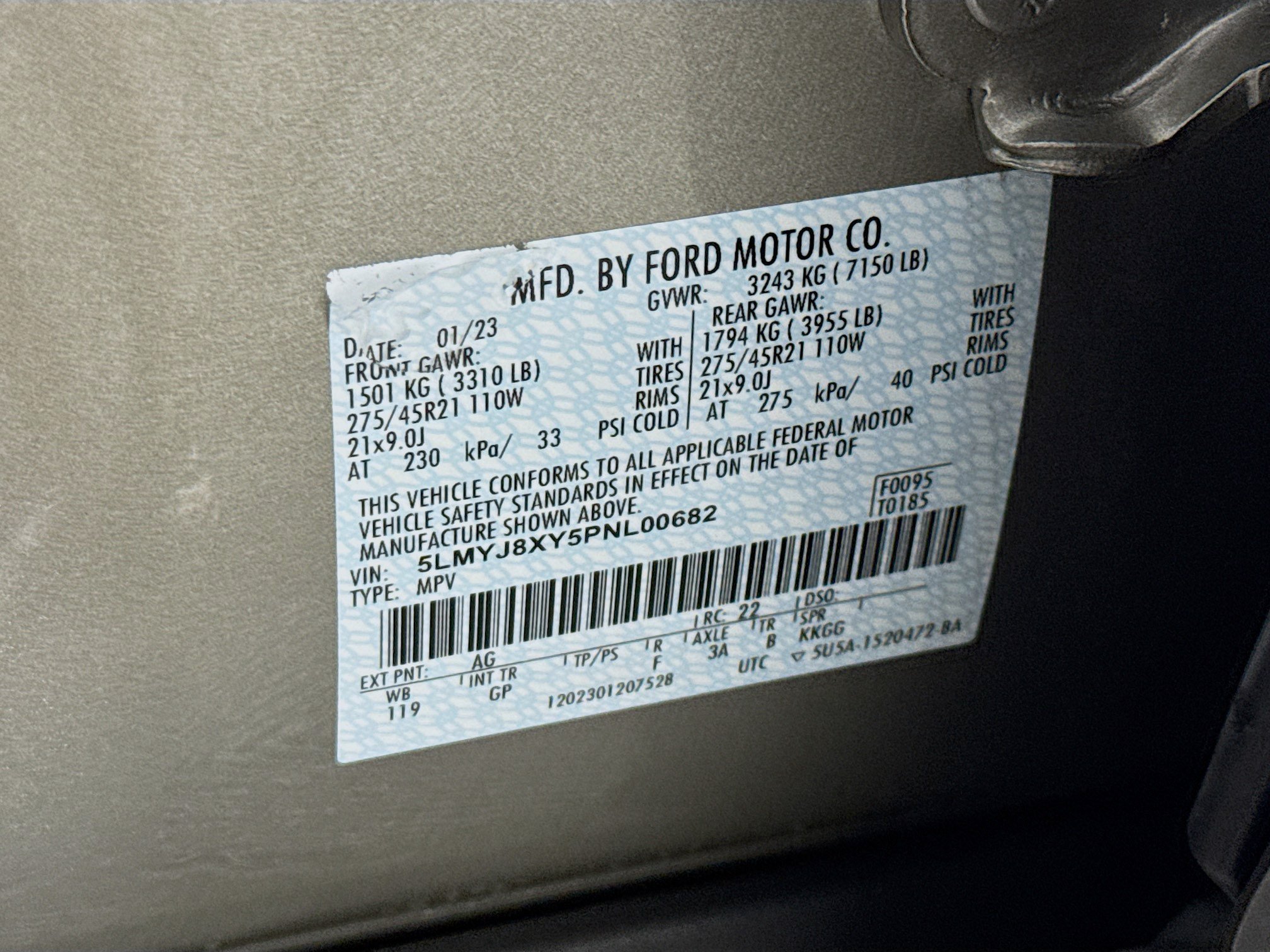 Used 2023 Lincoln Aviator Grand Touring w/ Equipment Group 301A AWD/4WD image 71
