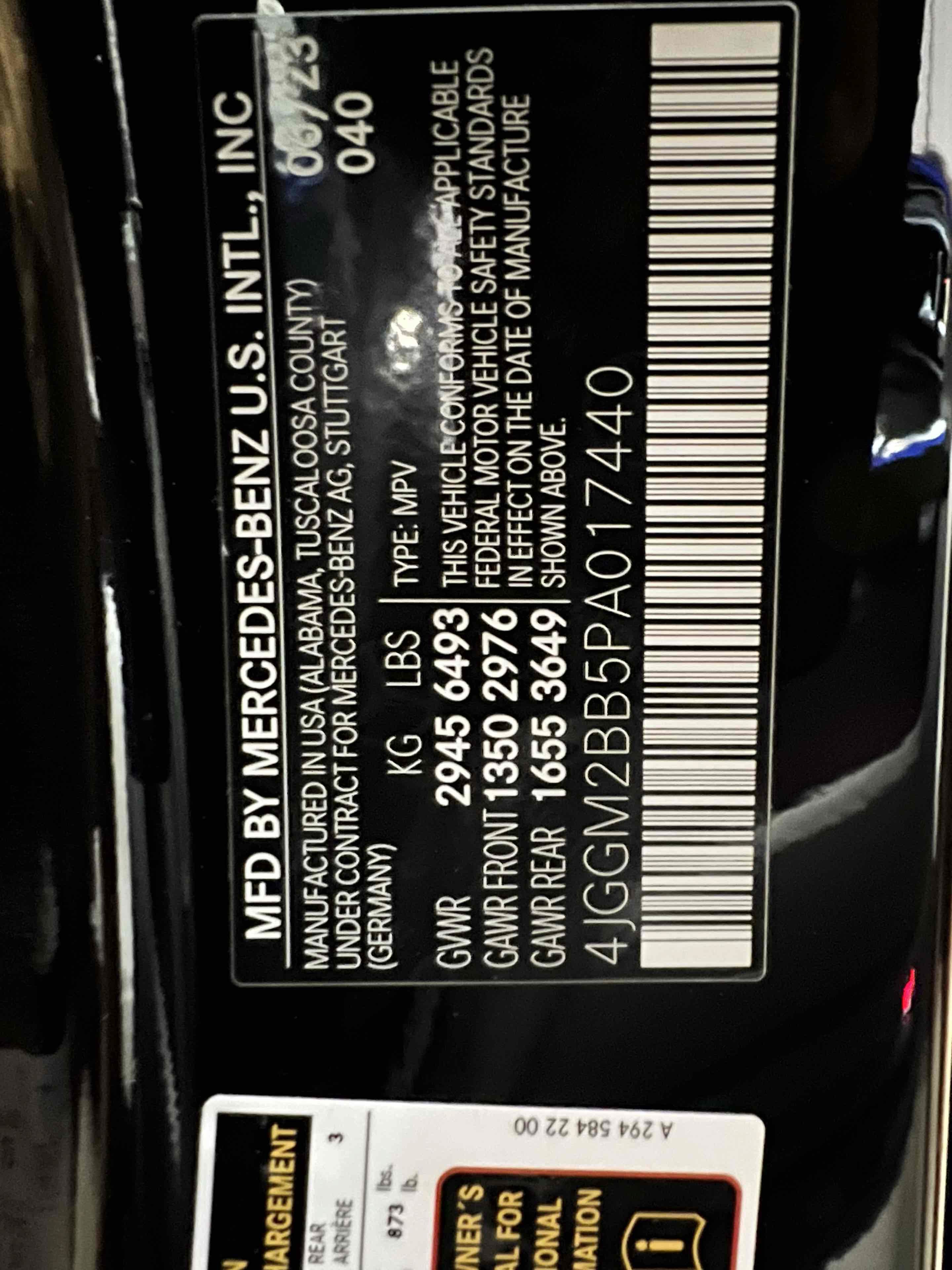 Used 2023 Mercedes-Benz EQE 350+ SUV image 11