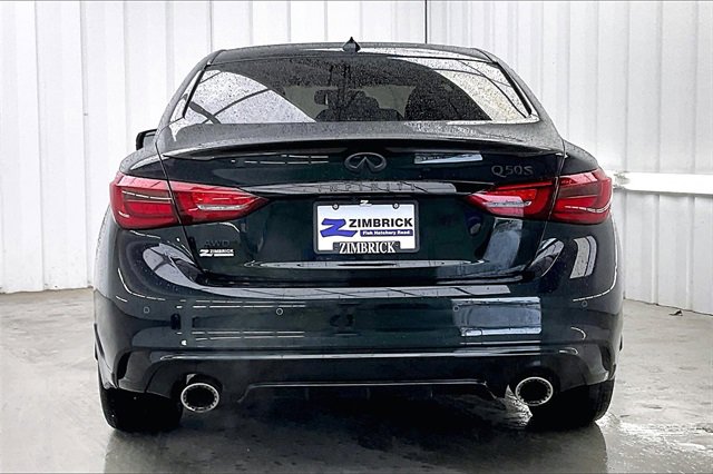 Certified 2024 INFINITI Q50 Red Sport 400 w/ Black Opal Edition image 4