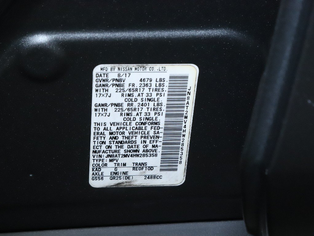Used 2017 Nissan Rogue SV w/ Sun & Sound Touring Package AWD/4WD image 23