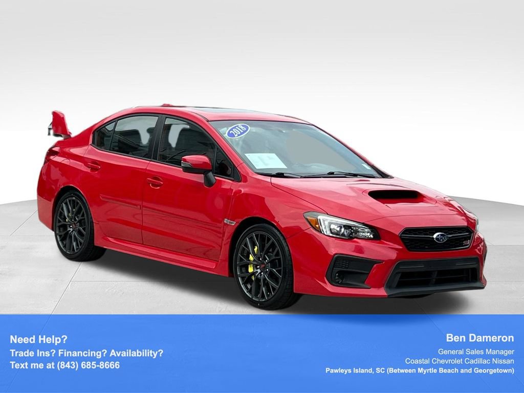 Used 2018 Subaru WRX STI Limited AWD/4WD image 3
