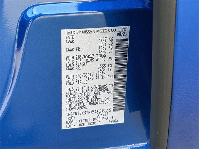 New 2026 Nissan Frontier SV w/ Tow Package image 26