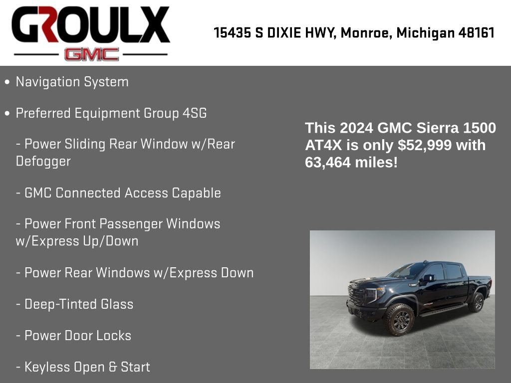 Used 2024 GMC Sierra 1500 AT4X AWD/4WD image 8