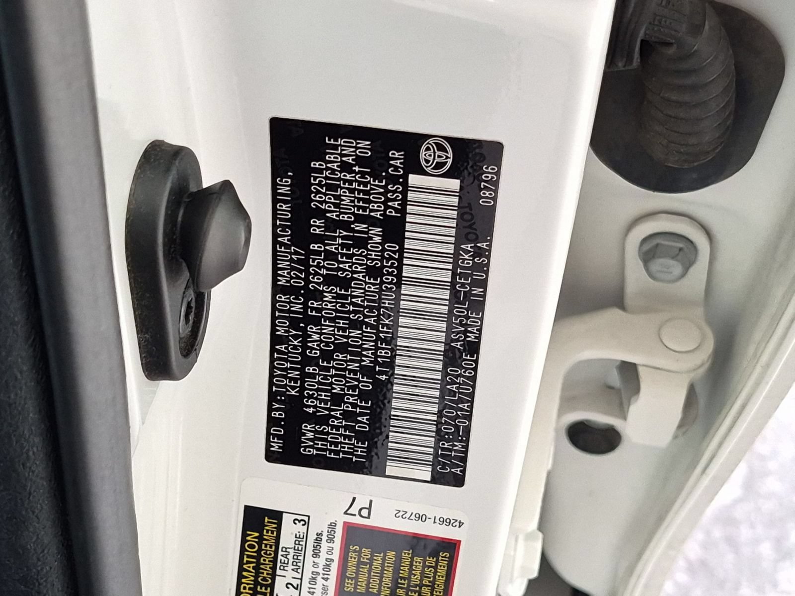 Used 2017 Toyota Camry XLE w/ Convenience Package FWD image 30