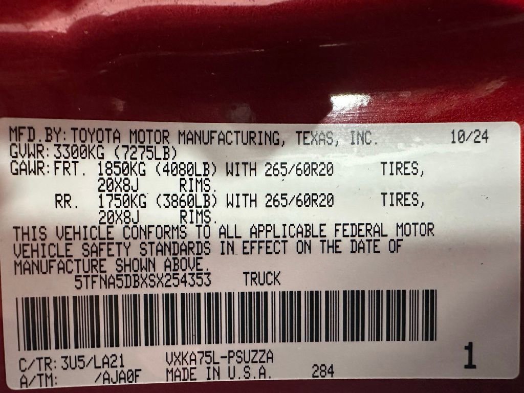 Used 2025 Toyota Tundra Platinum image 11