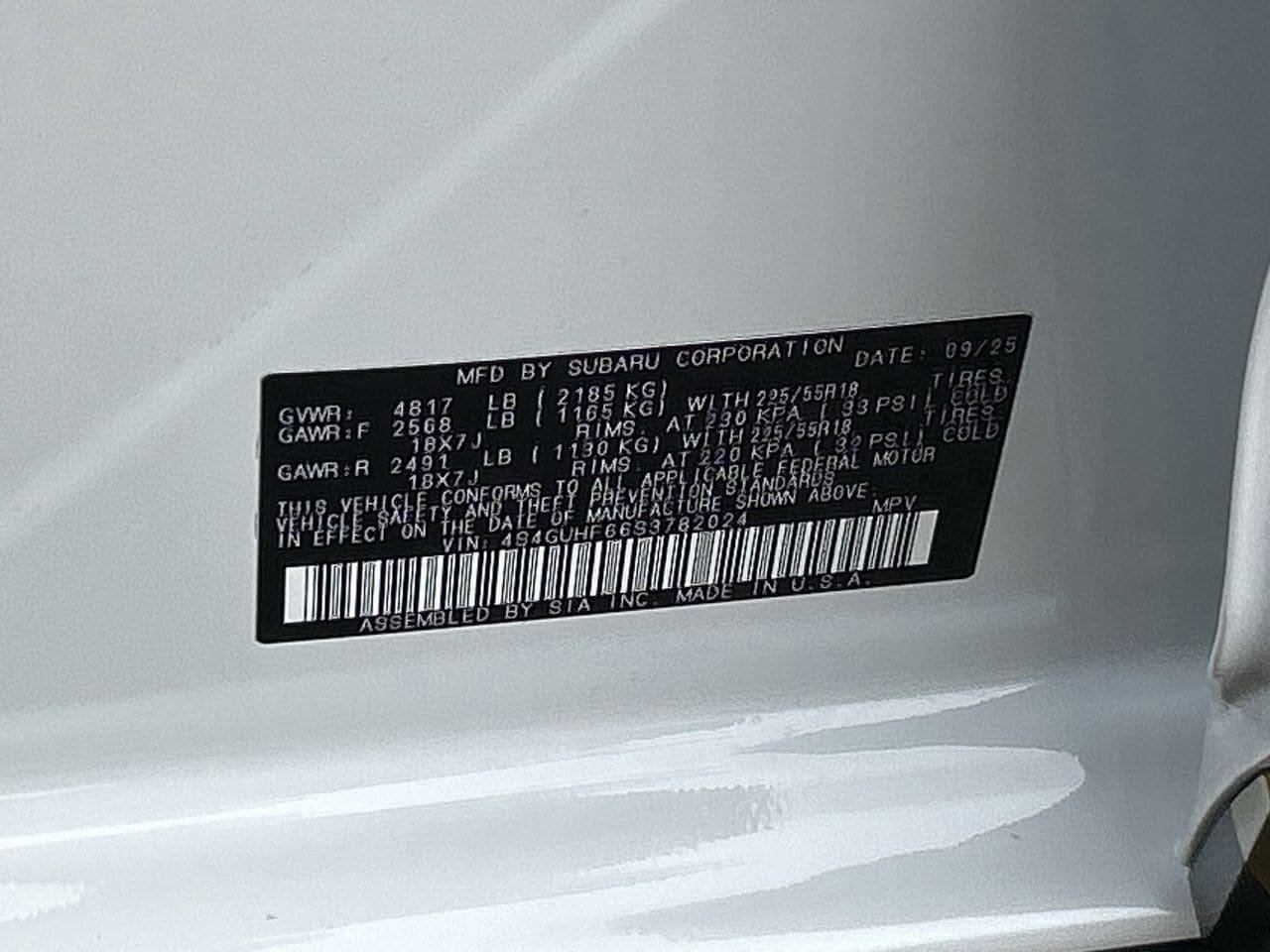 Certified 2025 Subaru Crosstrek 2.5i Sport AWD/4WD image 29