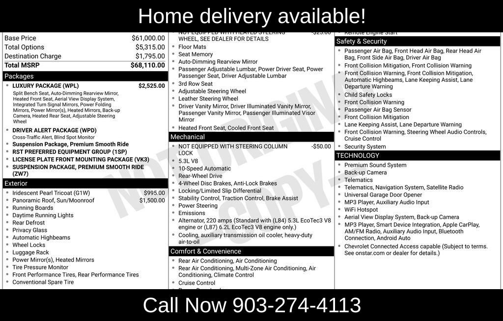 Used 2022 Chevrolet Tahoe RST w/ Luxury Package RWD image 46