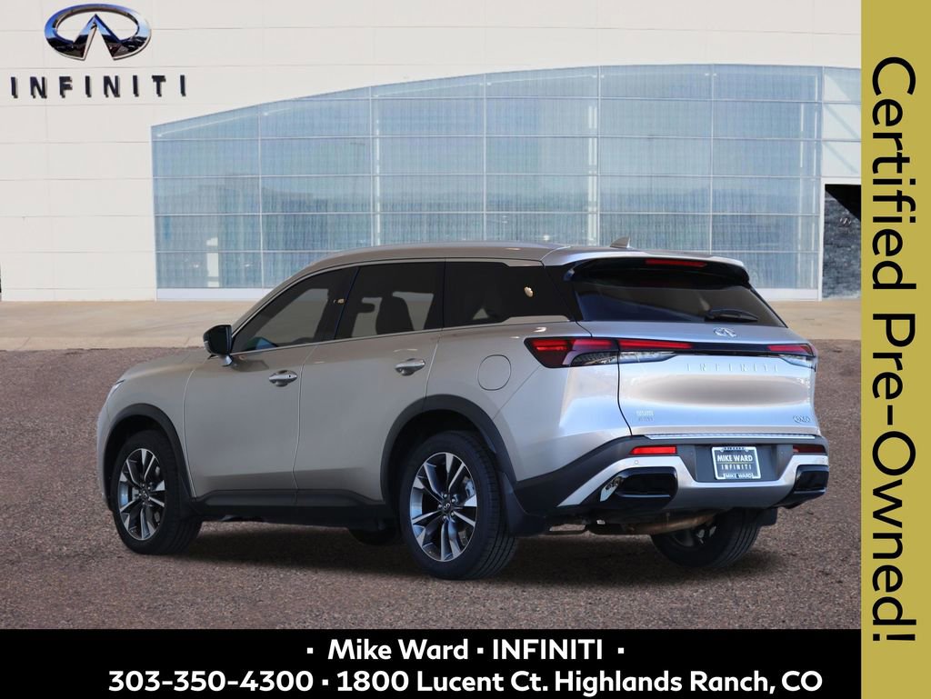 Certified 2023 INFINITI QX60 Luxe w/ Cargo Package AWD/4WD image 3