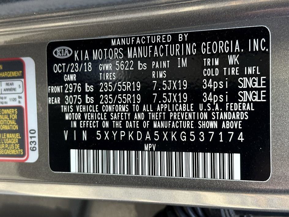 Used 2019 Kia Sorento SX image 28