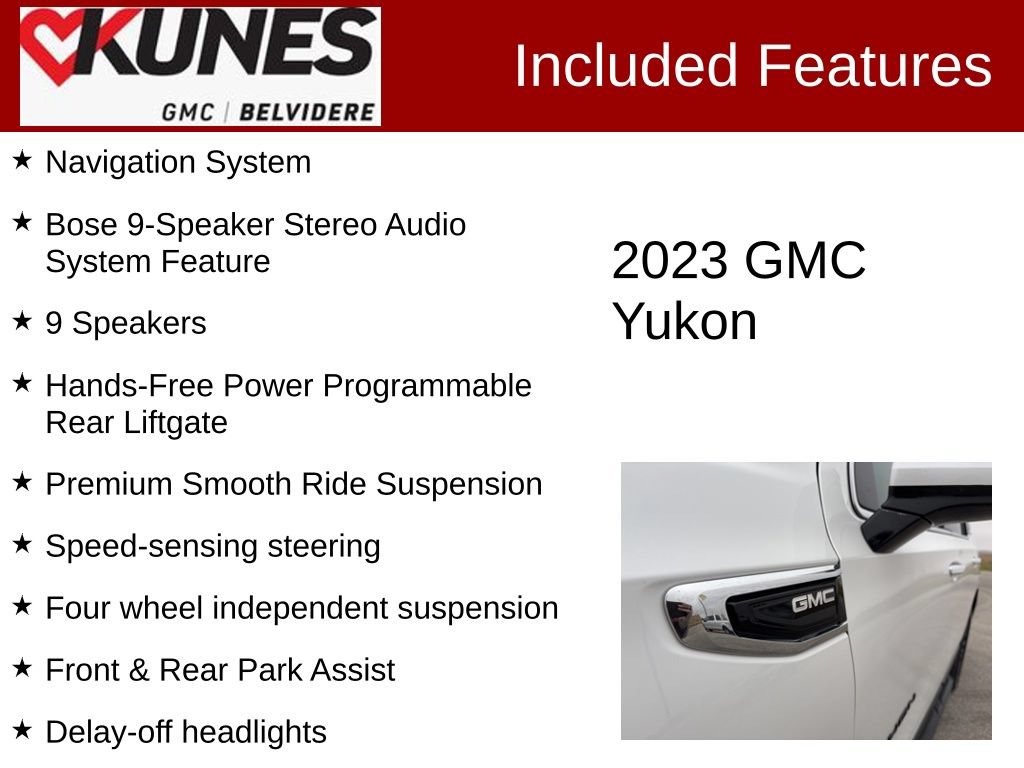 Used 2023 GMC Yukon SLT AWD/4WD image 2